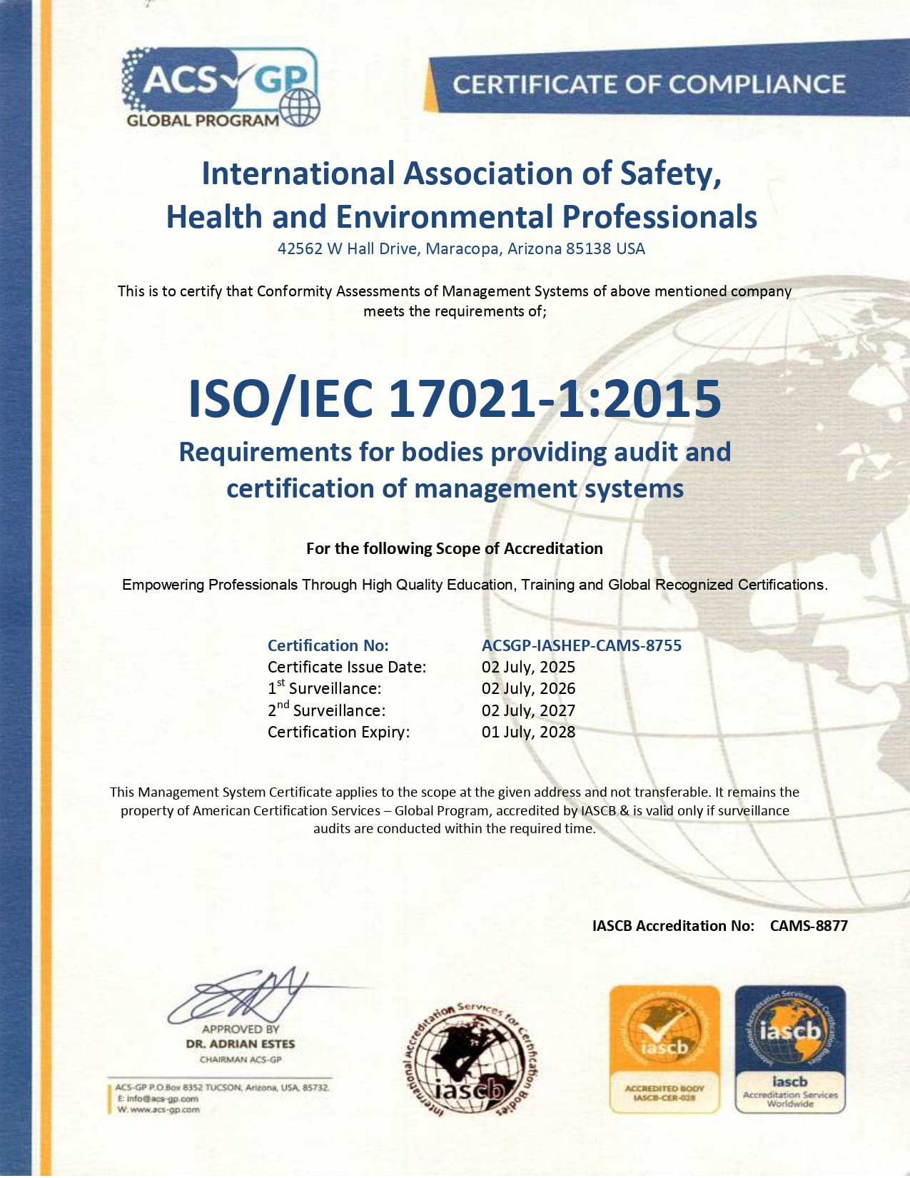 Industrial Hygiene Specialist