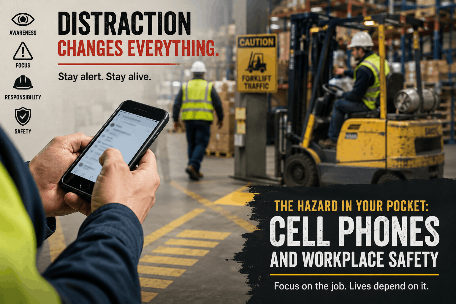 The Hazard in Your Pocket: When Cell Phones Become a Workplace Safety Risk