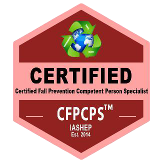 Certified EM385-1 Fall Prevention Competent Person Specialist Badge