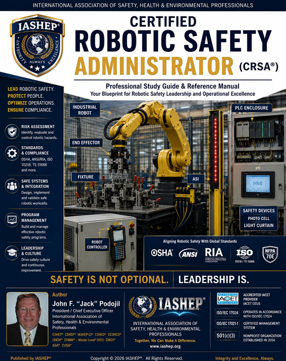 Certified Robotic Safety Administrator (CRSA®) Professional Reference Manual
